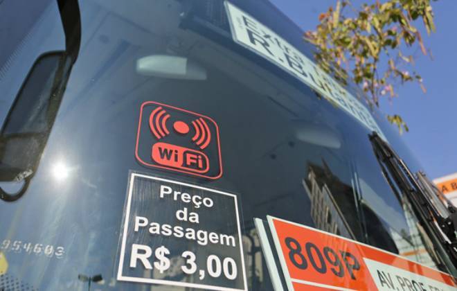 Os ônibus com Wi-Fi em São Paulo