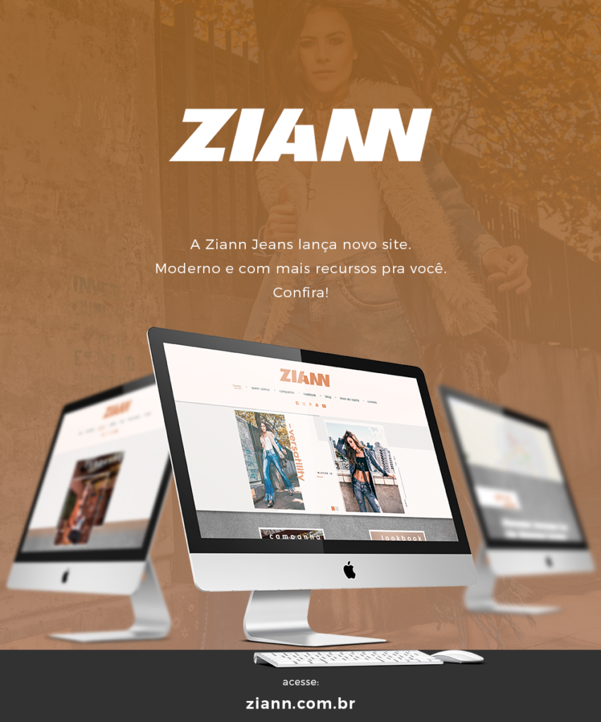 Ziann Jeans com nova coleção e novo site. Confira!