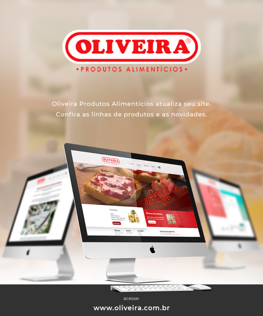 Oliveira- Produtos Alimentícios atualiza seu site!