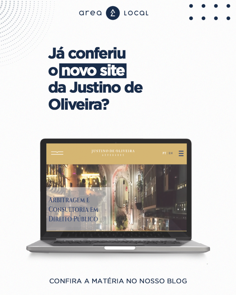 Justino de Oliveira Advogados lança novo site