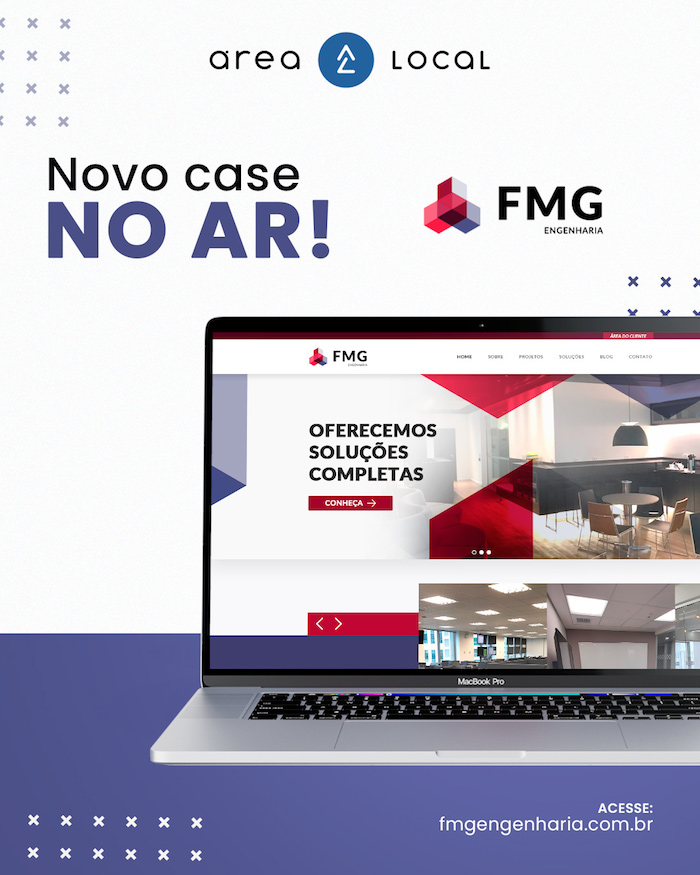 Novo Case: Site FMG Engenharia