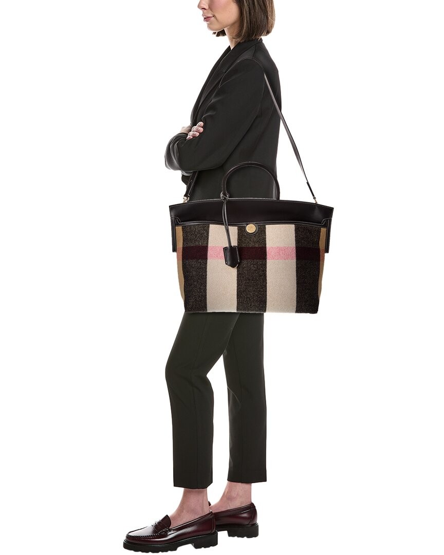 Burberry Society Vintage Check Tote (Authentic Pre-Loved) Women’s