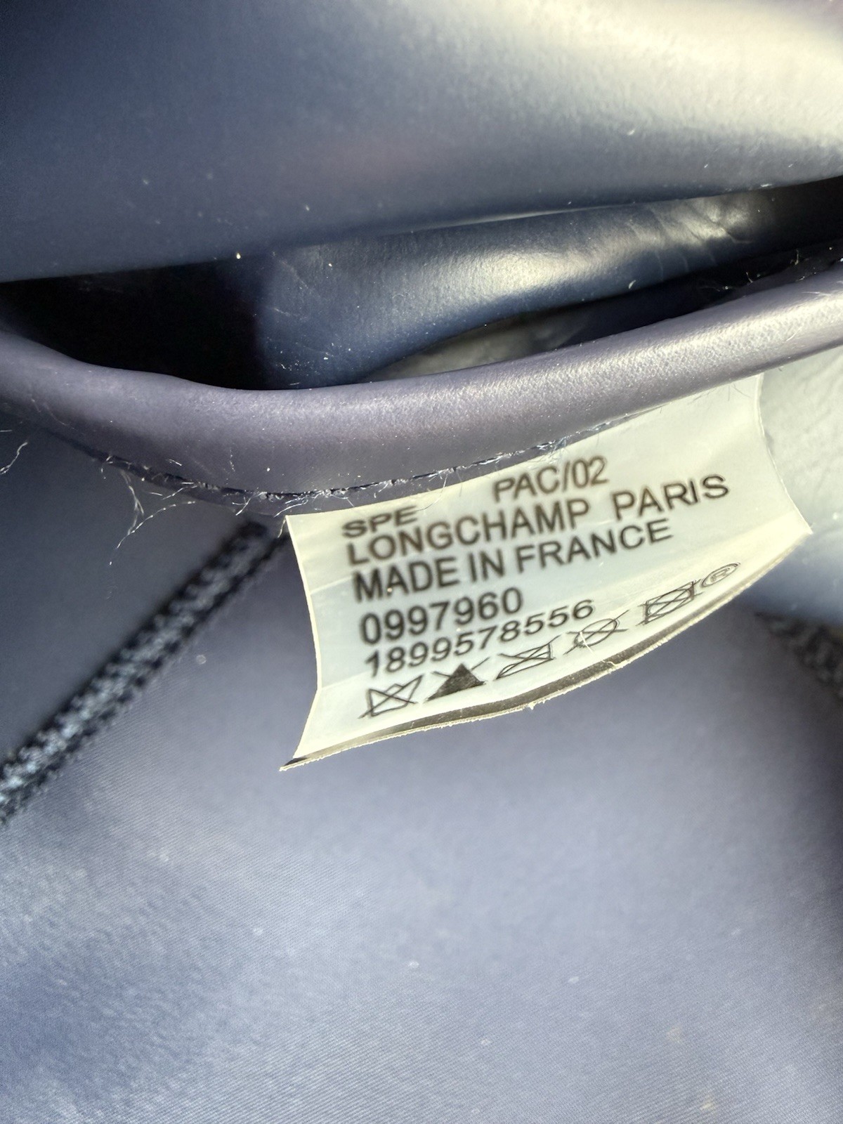 Longchamps Le Pliage Nylon Shoulder Tote Bag – Navy Blue – See Photos!