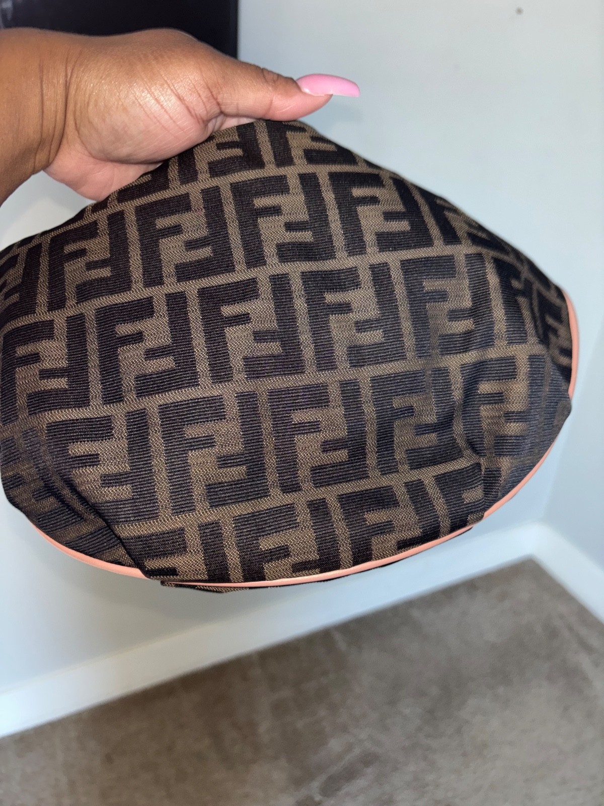 PRE-OWNED Vintage Fendi Zucca Chef Hobo Bag – Excellent Condition