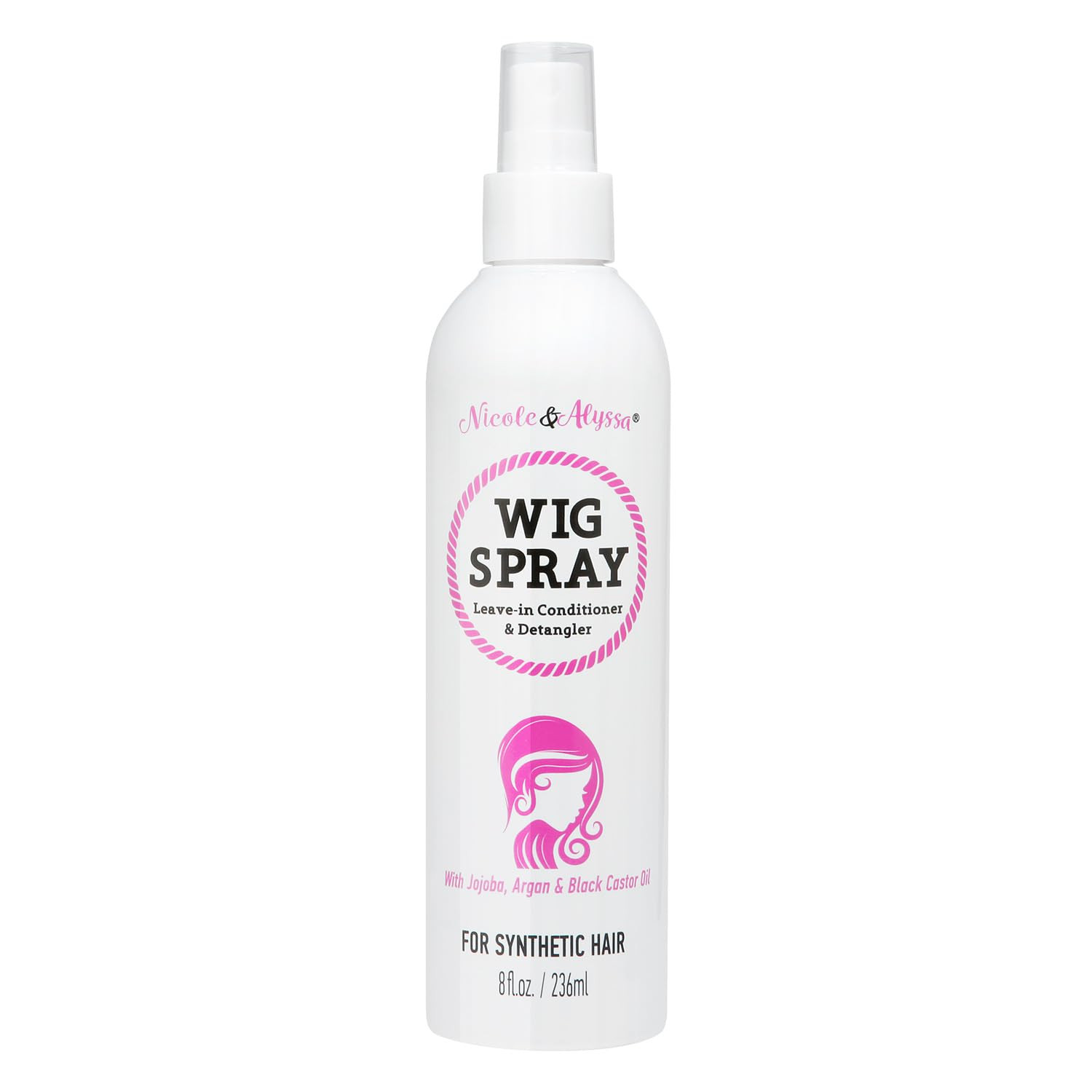 – Wig Spray for Synthetic Hair 8Oz – Leave-In Conditioner, Detangler, Moistur…