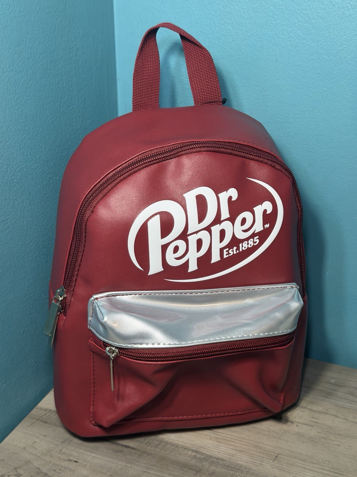Bioworld Dr Pepper Mini Backpack Purse NEW