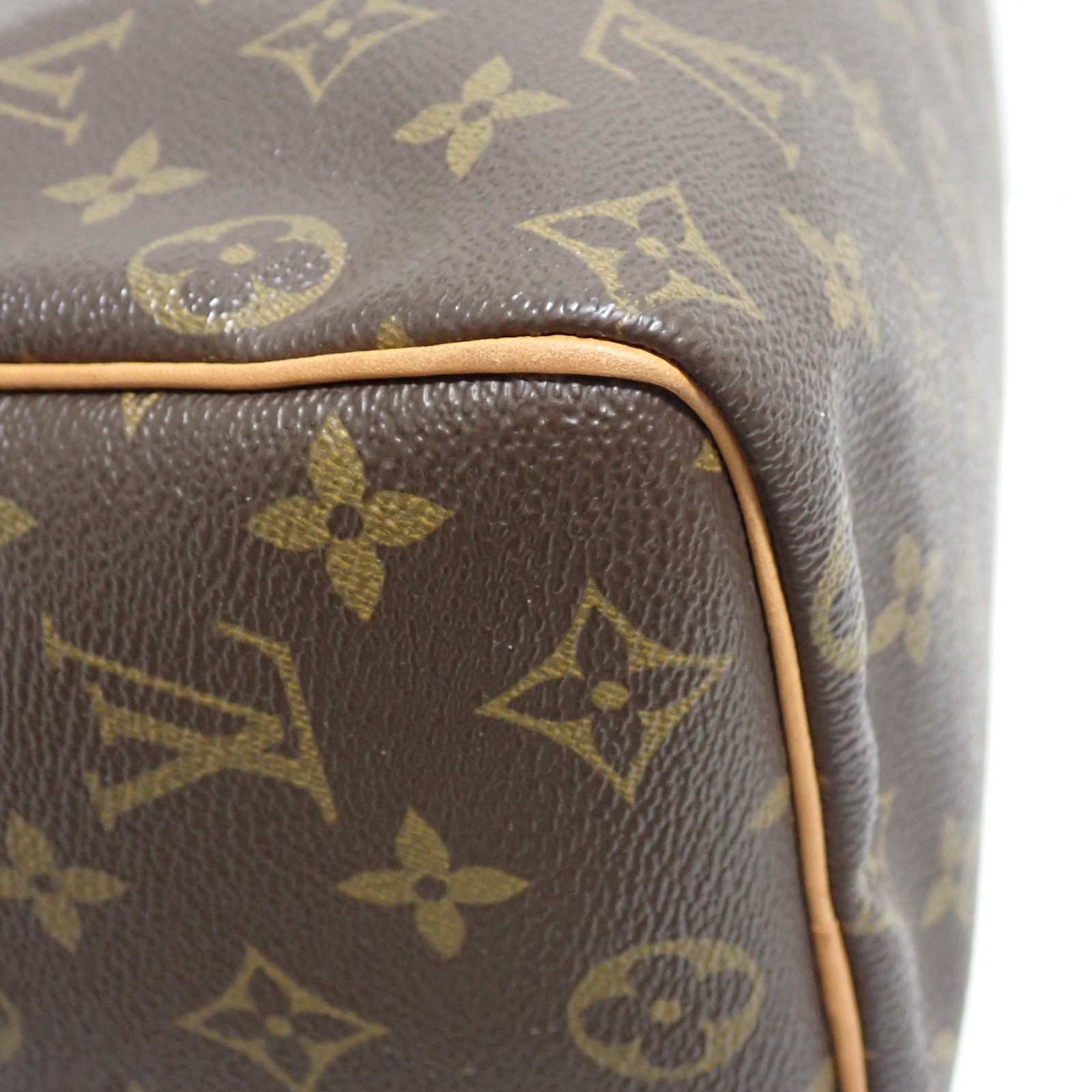 Louis Vuitton Monogram Speedy 25 Purse Bag M41528 Brown Pre-Owned VI0973