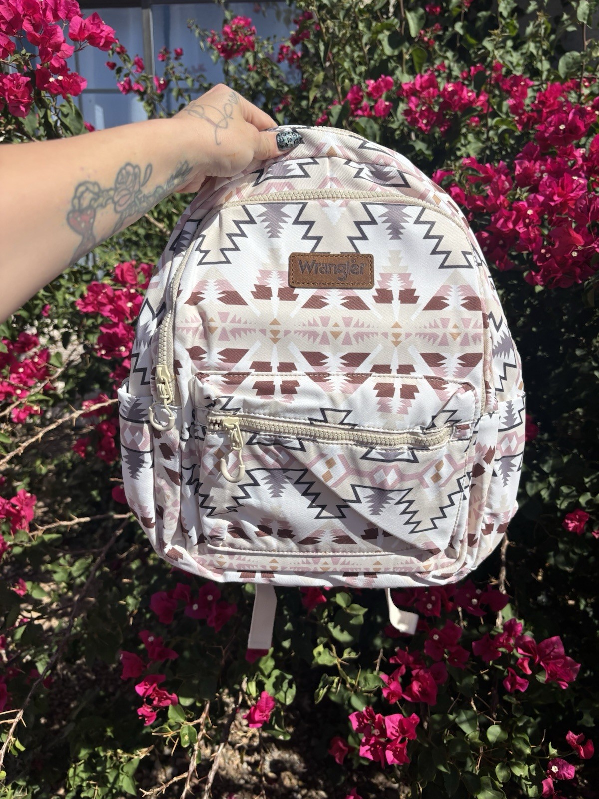 Wrangler Women's Southwestern Print Canvas Backpack – WG2204-9110 TN