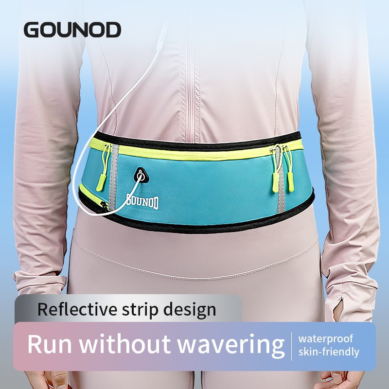 Sports Ultra Slim Fanny Pack Waist Bum Bag Belt Pouch Zip Bag Waterproof Running