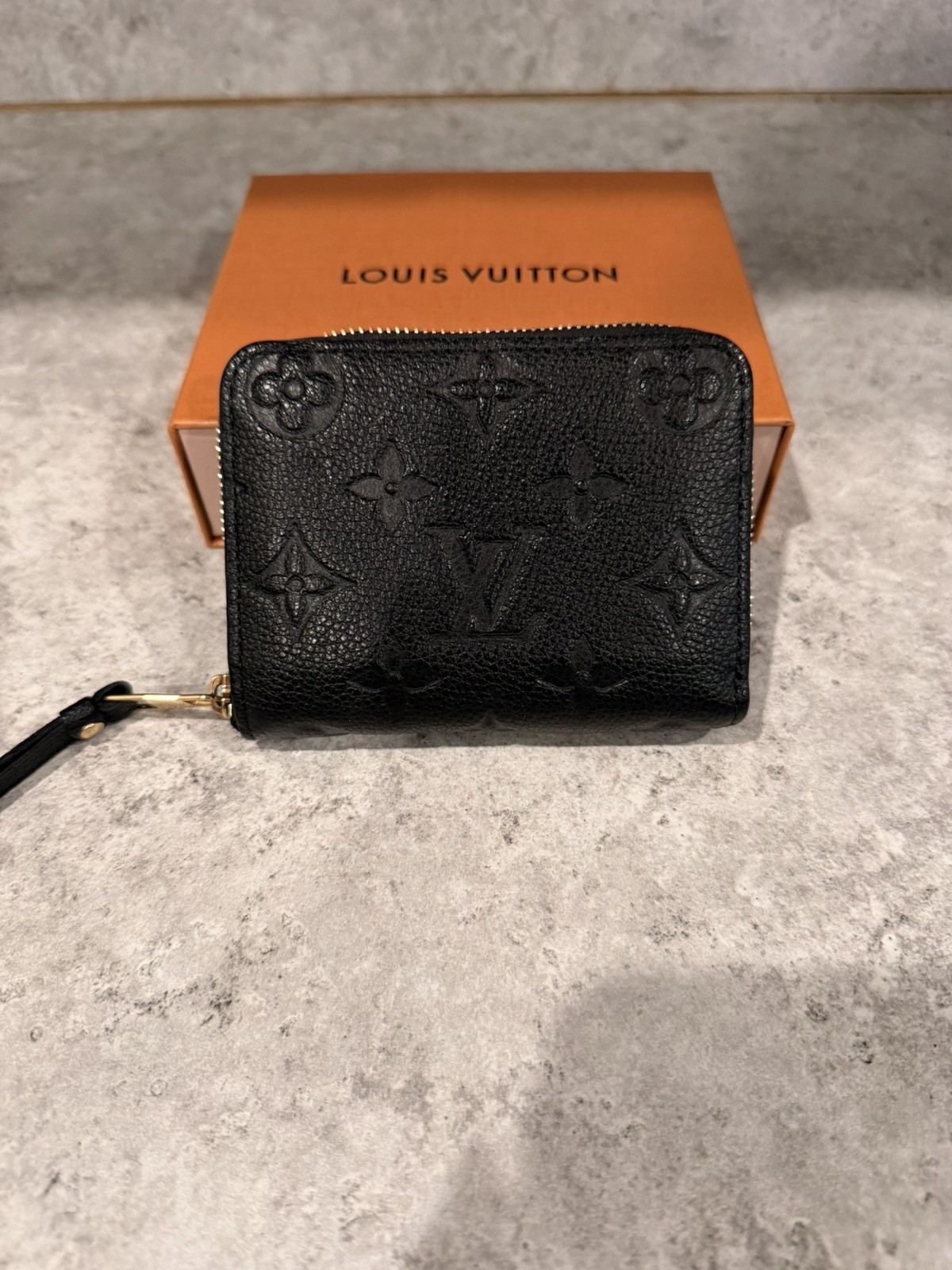Louis Vuitton Monogram Empreinte Zippy Coin Purse M060574 w/ Original Box