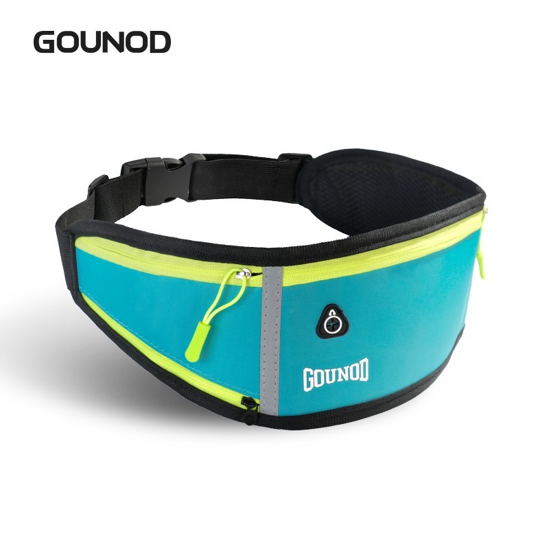 Sports Ultra Slim Fanny Pack Waist Bum Bag Belt Pouch Zip Bag Waterproof Running