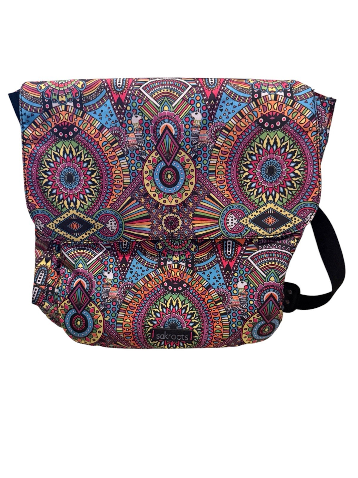 Sakroots Olympic Convertible Vegan Backpack, Rainbow Wanderlust, Indie Boho, NWT