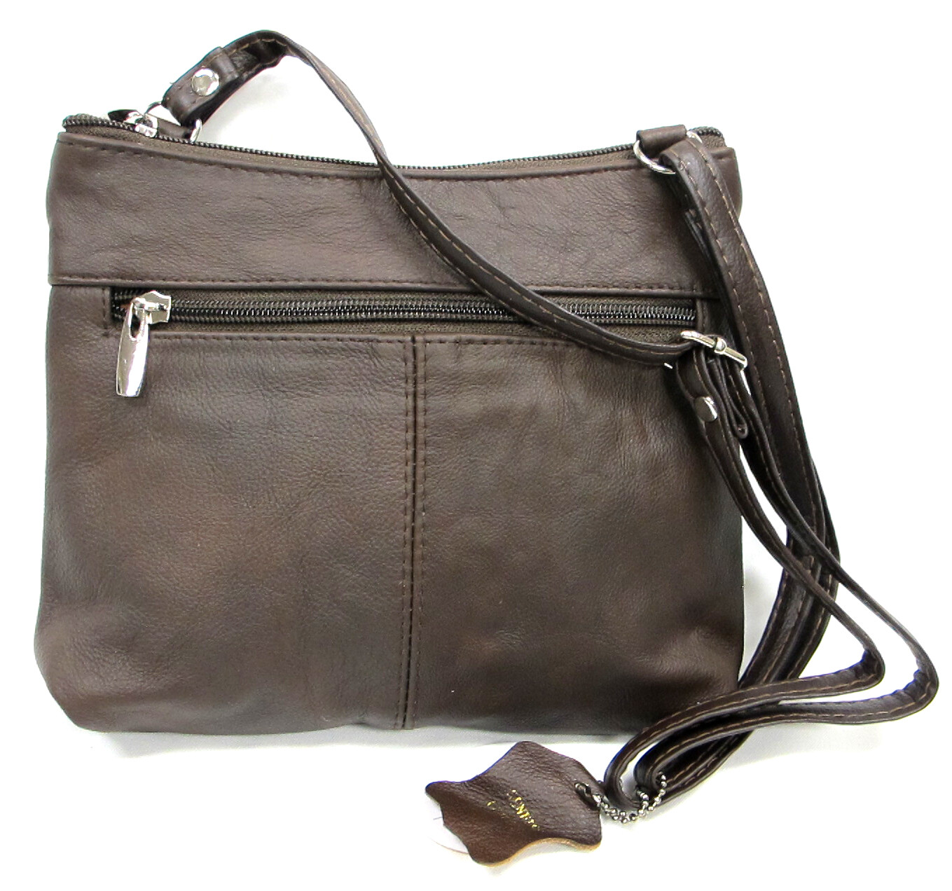 Genuine Leather Every Day Purse Shoulder or Cross Body Slim Light Weight & Soft