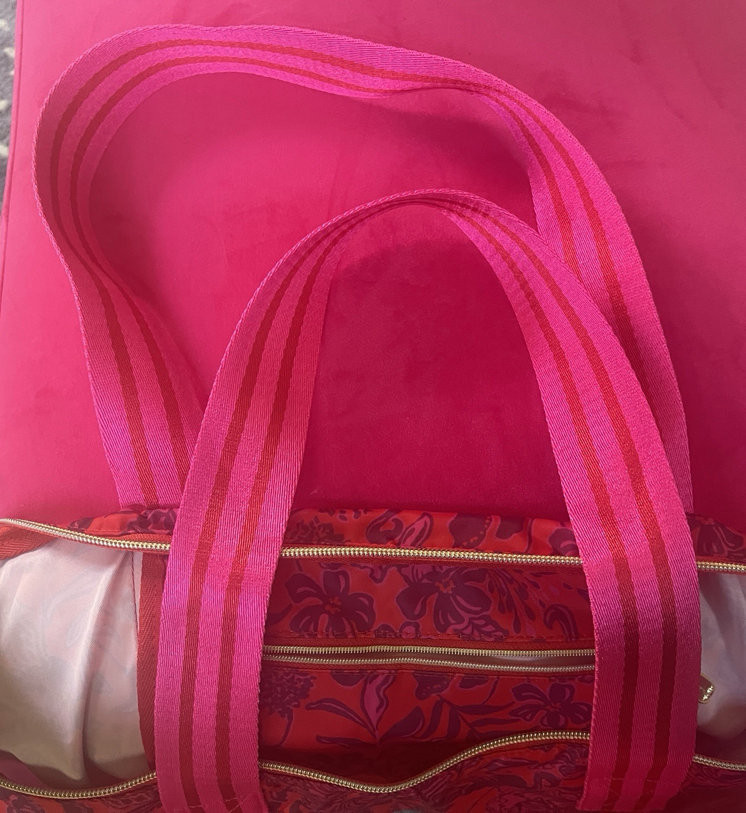 Lilly Pulitzer NWOT Getaway Packable Secret Hideaway Bag Tote