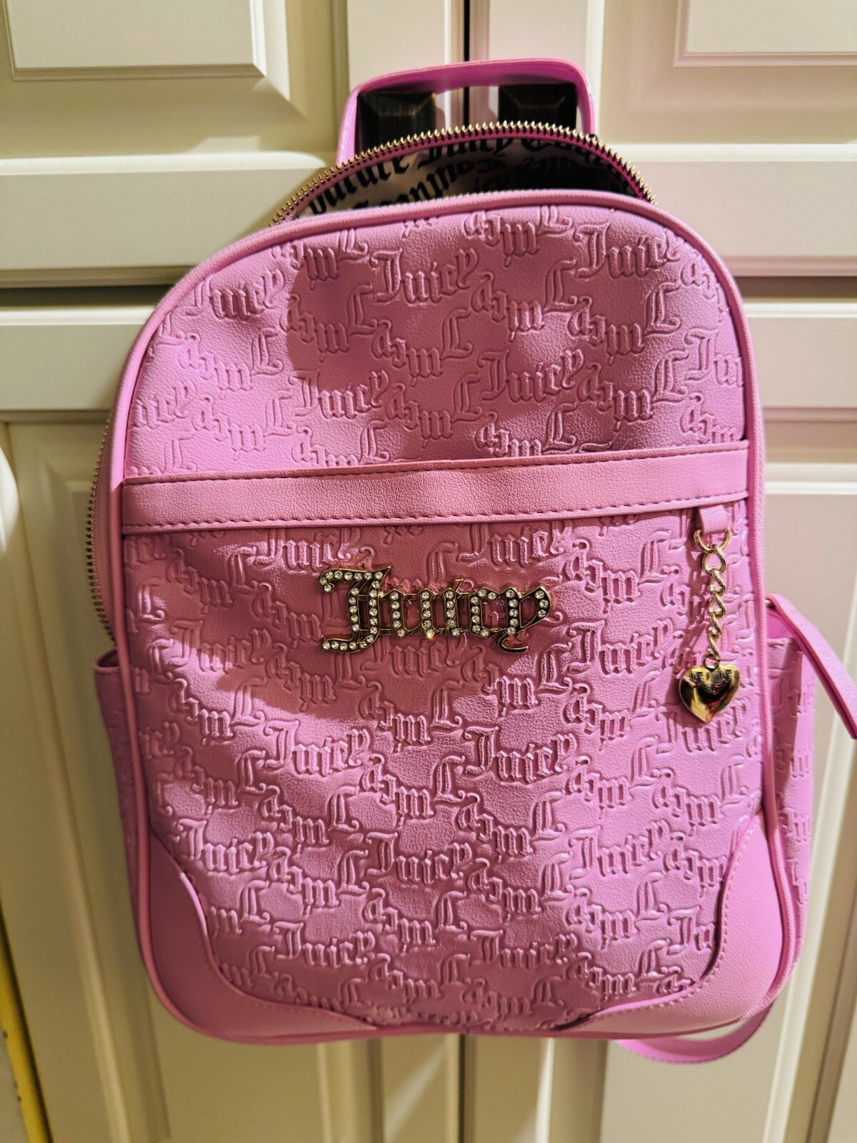 Juicy Couture GP Pink Diamond Heartless Backpack -NWT