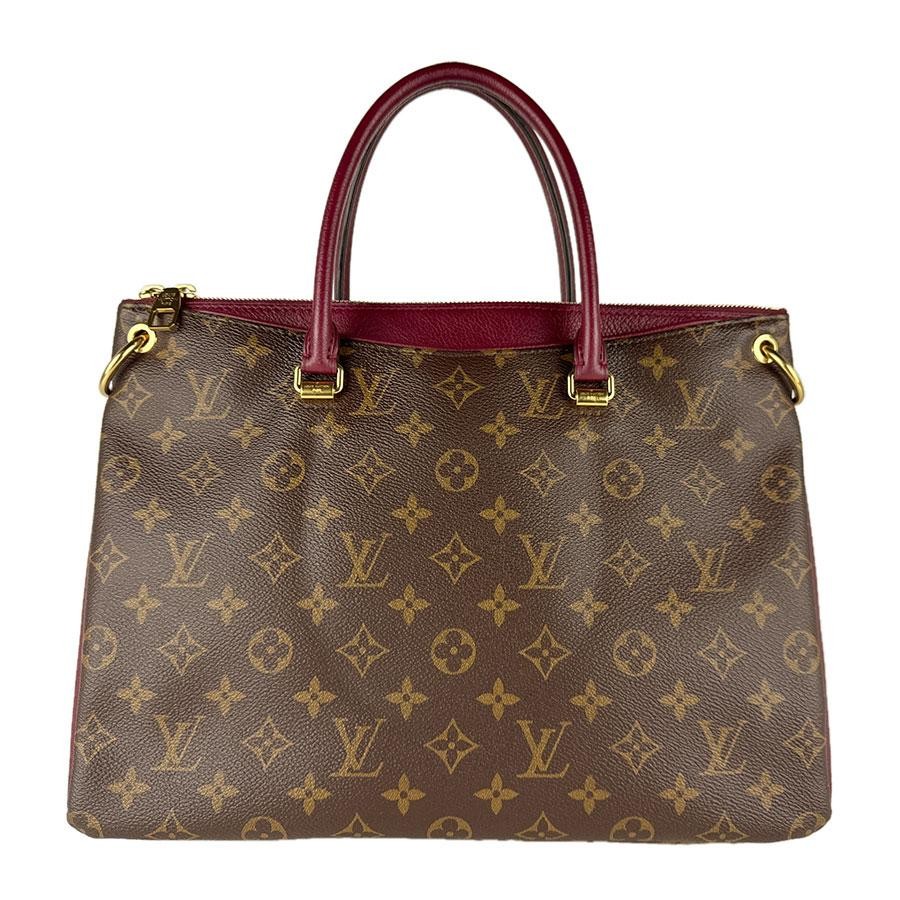 LOUIS VUITTON Bag: Pallas M42810 Raisin W34H25D13cm w/strap;
