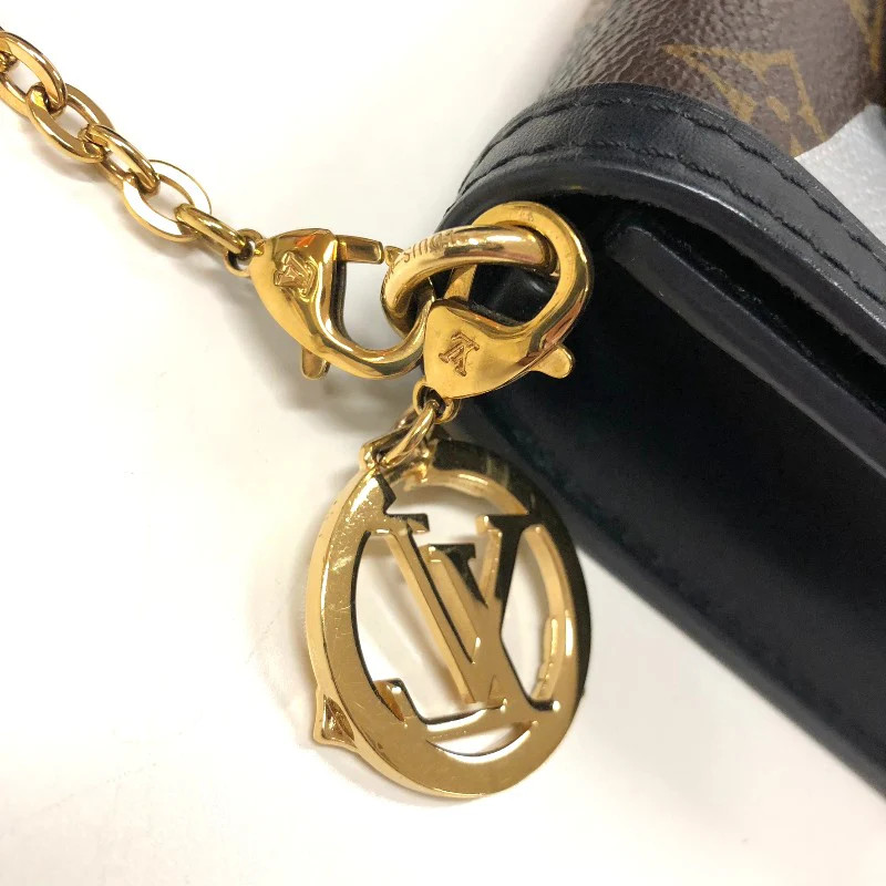 LOUIS VUITTON Bumbag Doefine BB Waist Bag Black / Brown Leather #OKB3087