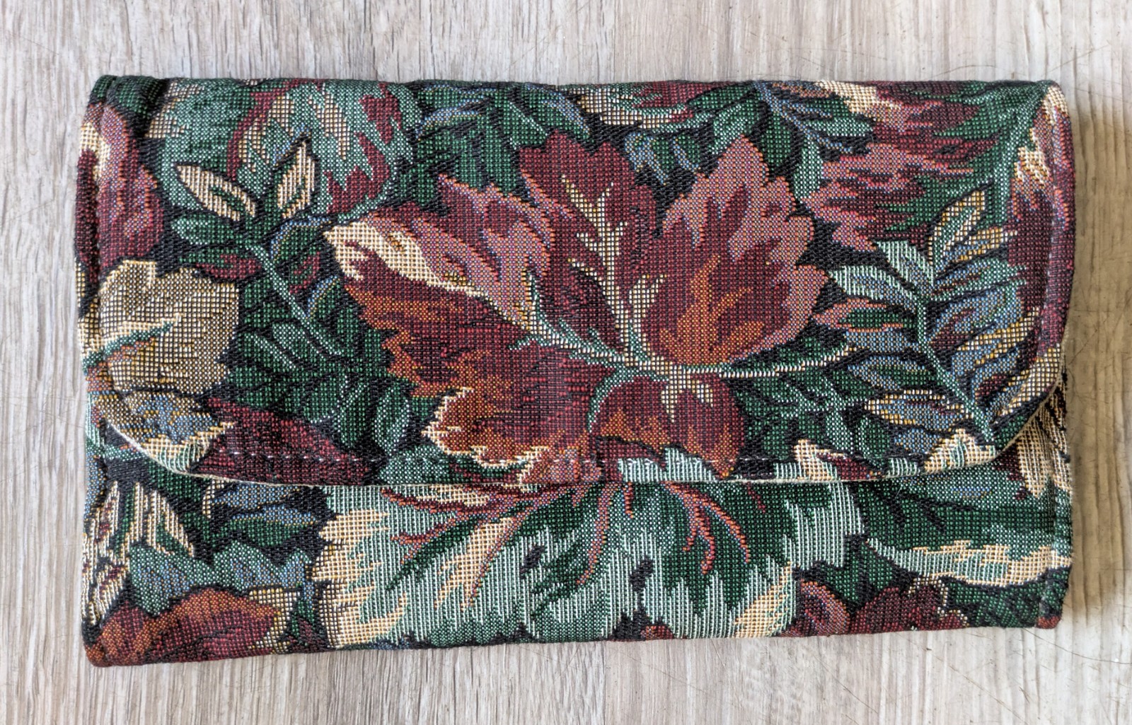Vintage Gypsy Wings Tapestry Jewelry Organizer Made in Texas