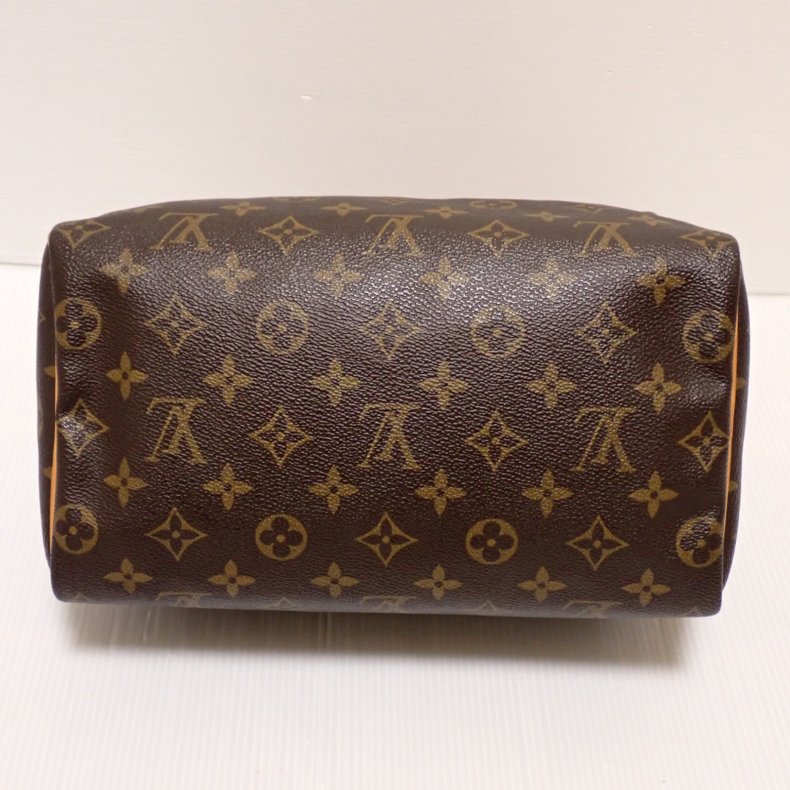 Louis Vuitton Monogram Speedy 25 Purse Bag M41528 Brown Pre-Owned VI0973
