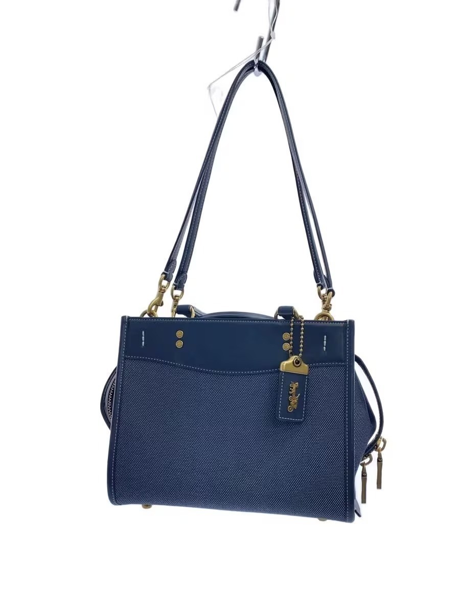 COACH Rogue Bag 25 Brass/Maple 2Way Crossbody Navy Shoulder