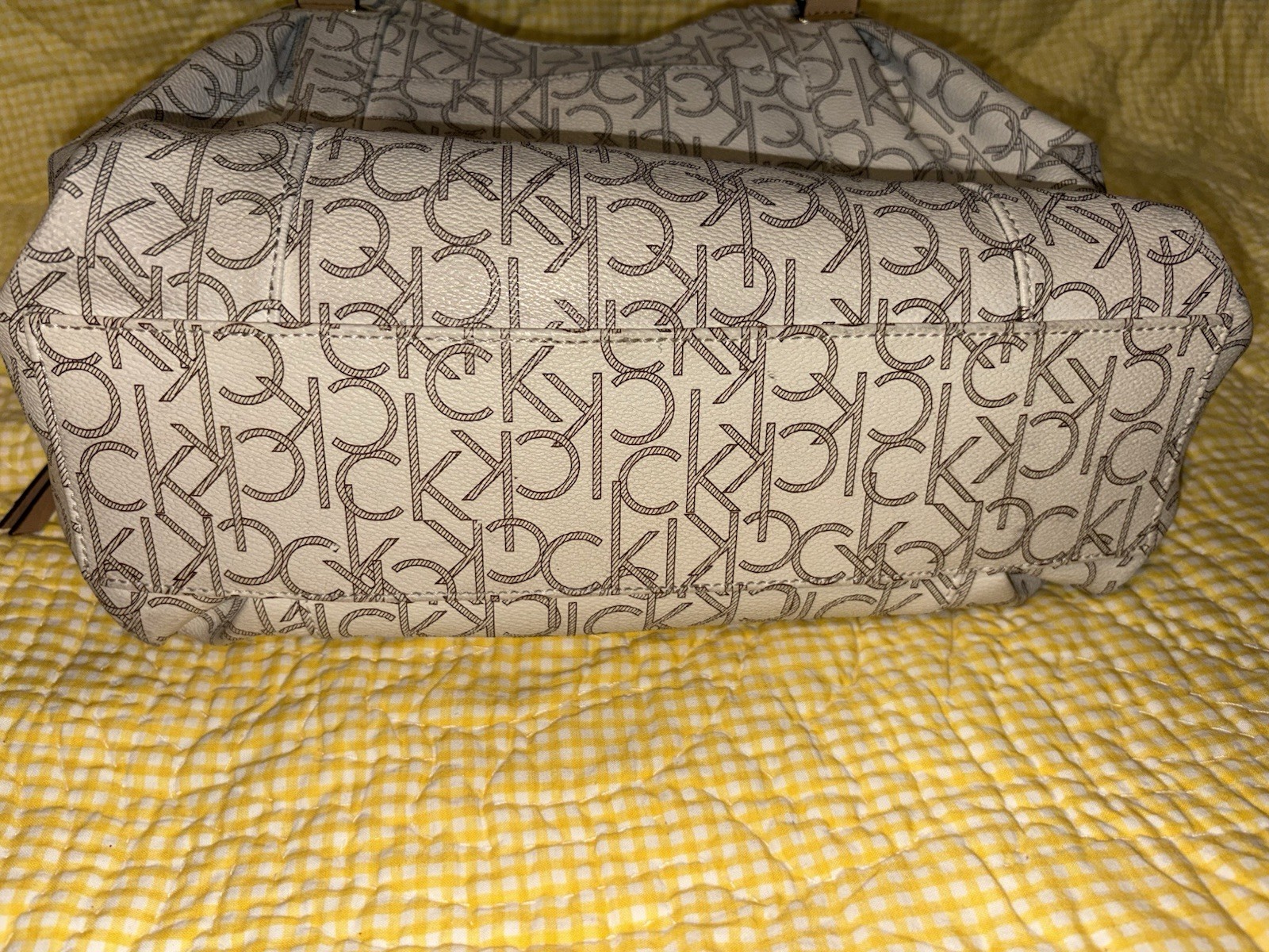 Calvin Klein Monogram Satchel Handbag