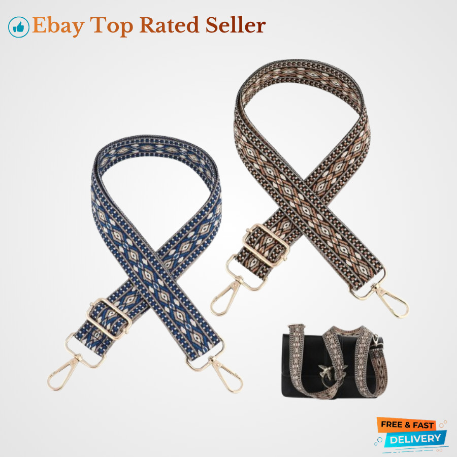 2 PCS Purse Strap, 1.5″ Wide Shoulder Strap Adjustable Replacement Crossbody Bag