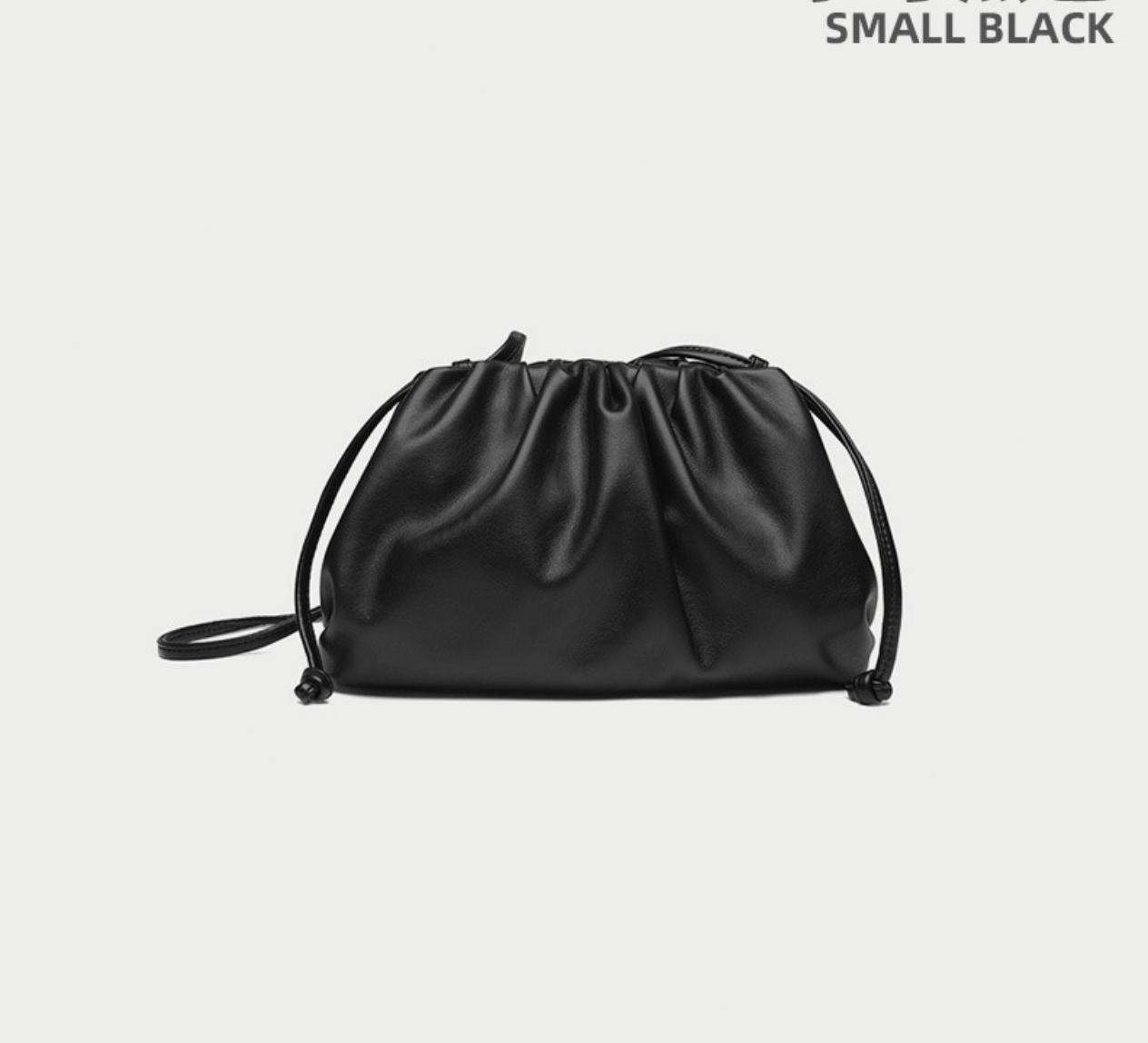 Lady Pouch Dumpling Pleated Cloud Handbag Shoulder Crossbody Bag Clutch Bag Tote