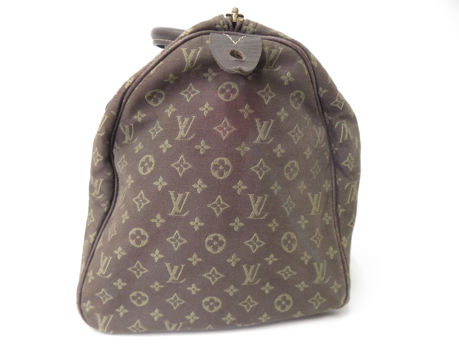 Auth Louis Vuitton Monogram Mini Lin Idylle Speedy 30 Hand bag F#53148