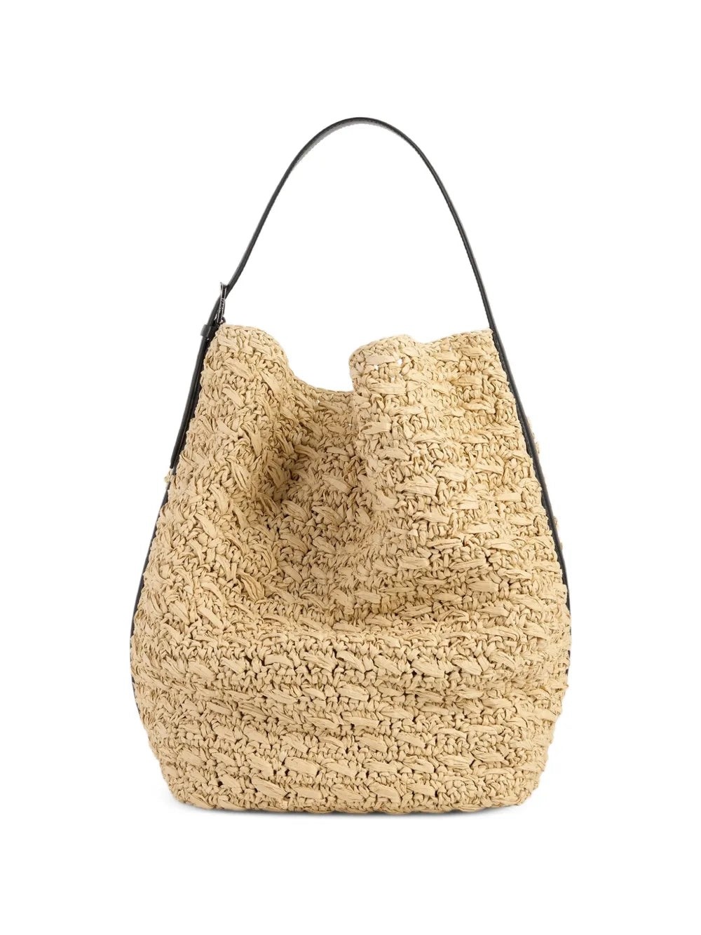 TOTEME Belted Paper Raffia Tote in Natural