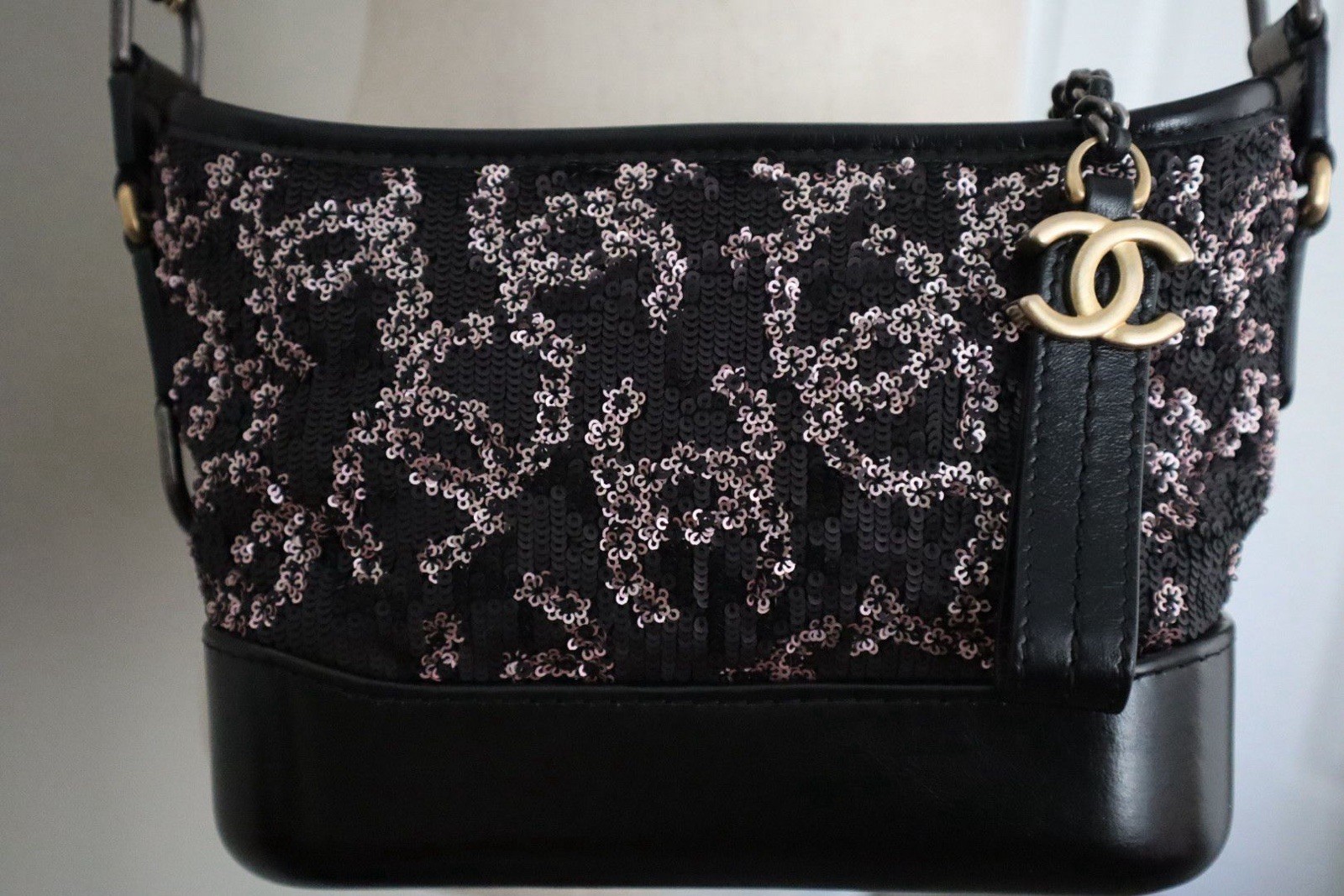 CHANEL Small Gabrielle Sequin Bag