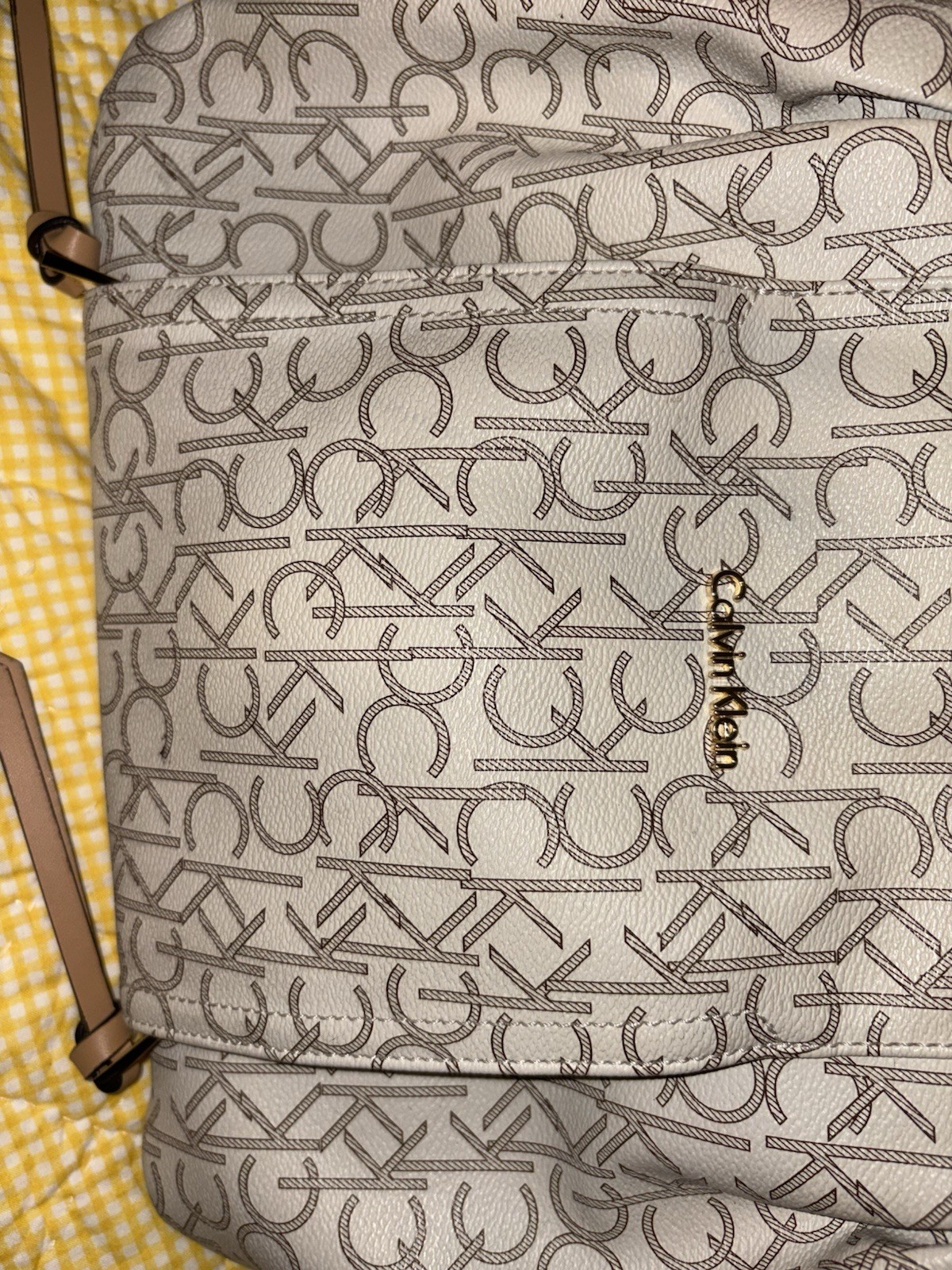 Calvin Klein Monogram Satchel Handbag