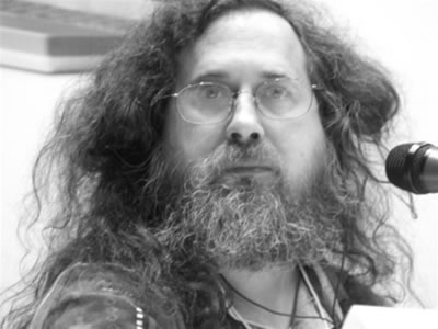 Stallman na palestra sobre Licenças GPL v.3