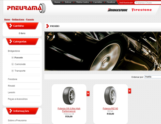 Pneu com a qualidade Bridgestone