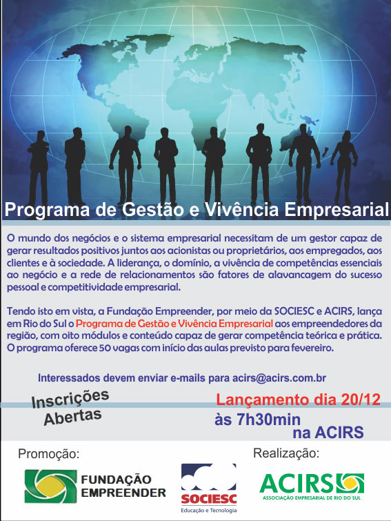 Programa de Gestão e Vivência Empresarial