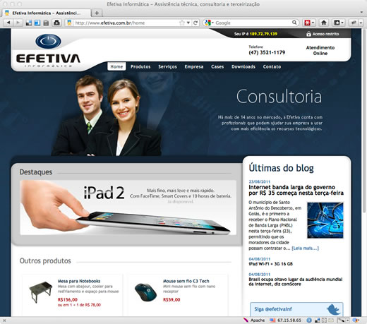 Site da Efetiva