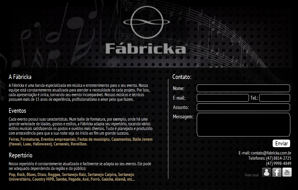 Cartão Virtual: Banda Fabricka