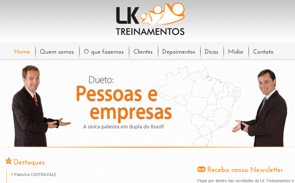 Novo Site LK Treinamentos!