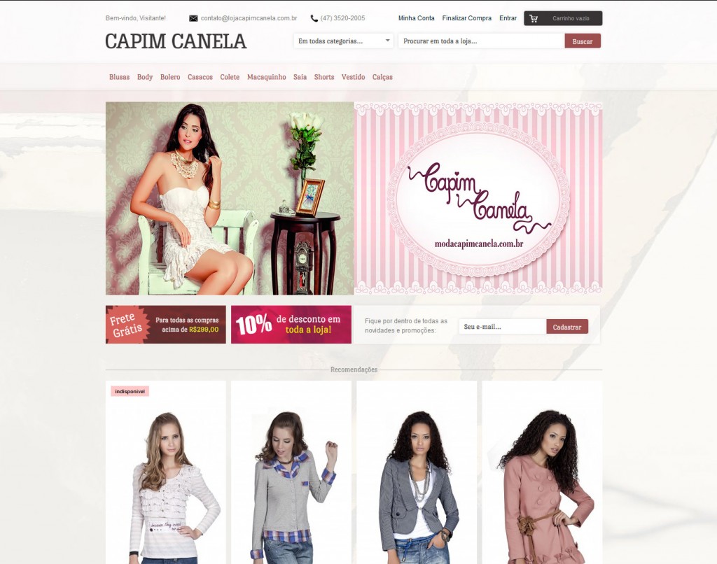 E-commerce Capim Canela