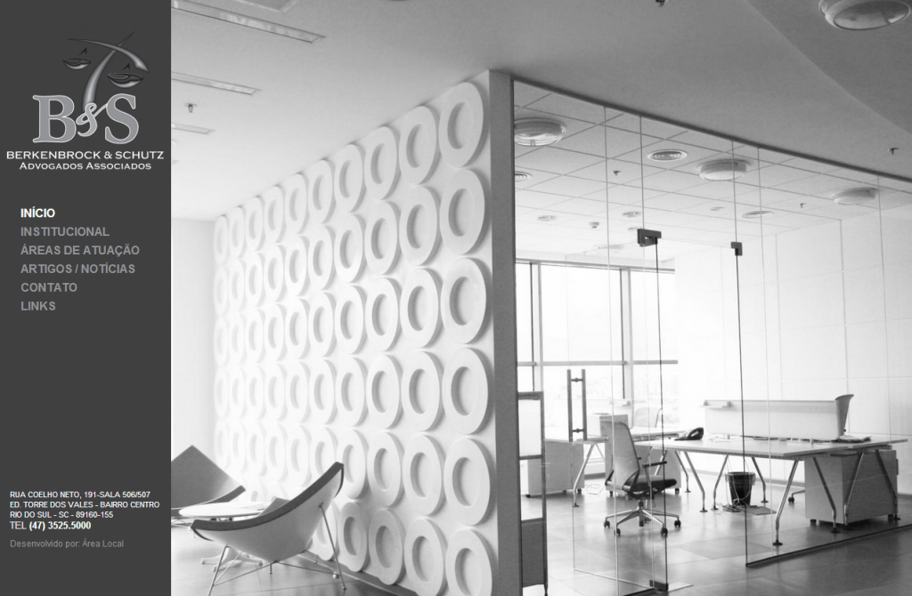 Lançamento do site B&S Advogados