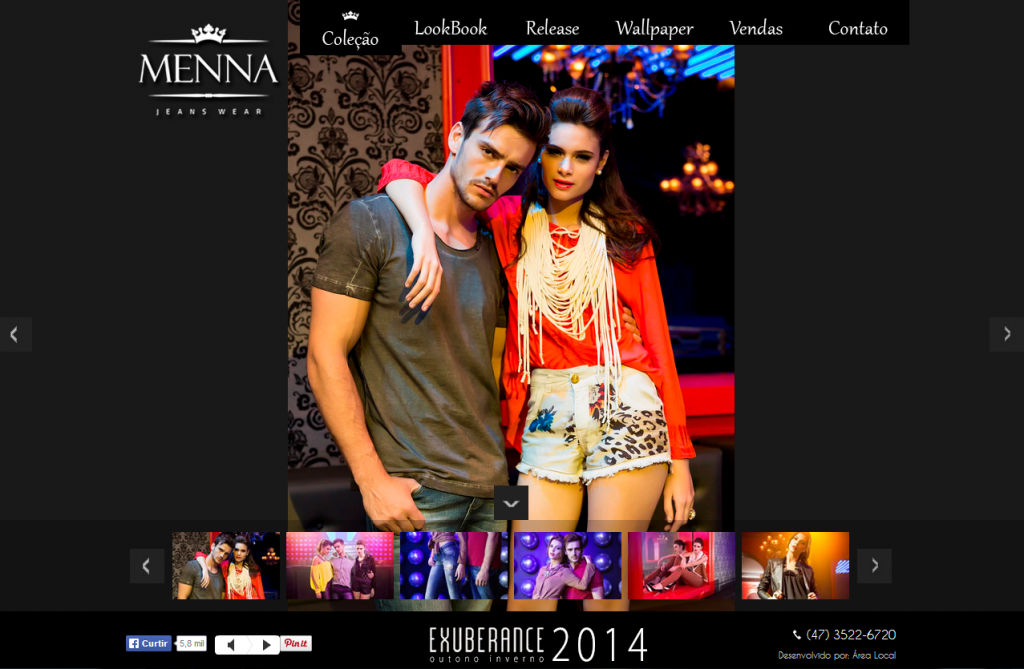 Lançamento do site Menna Jeans