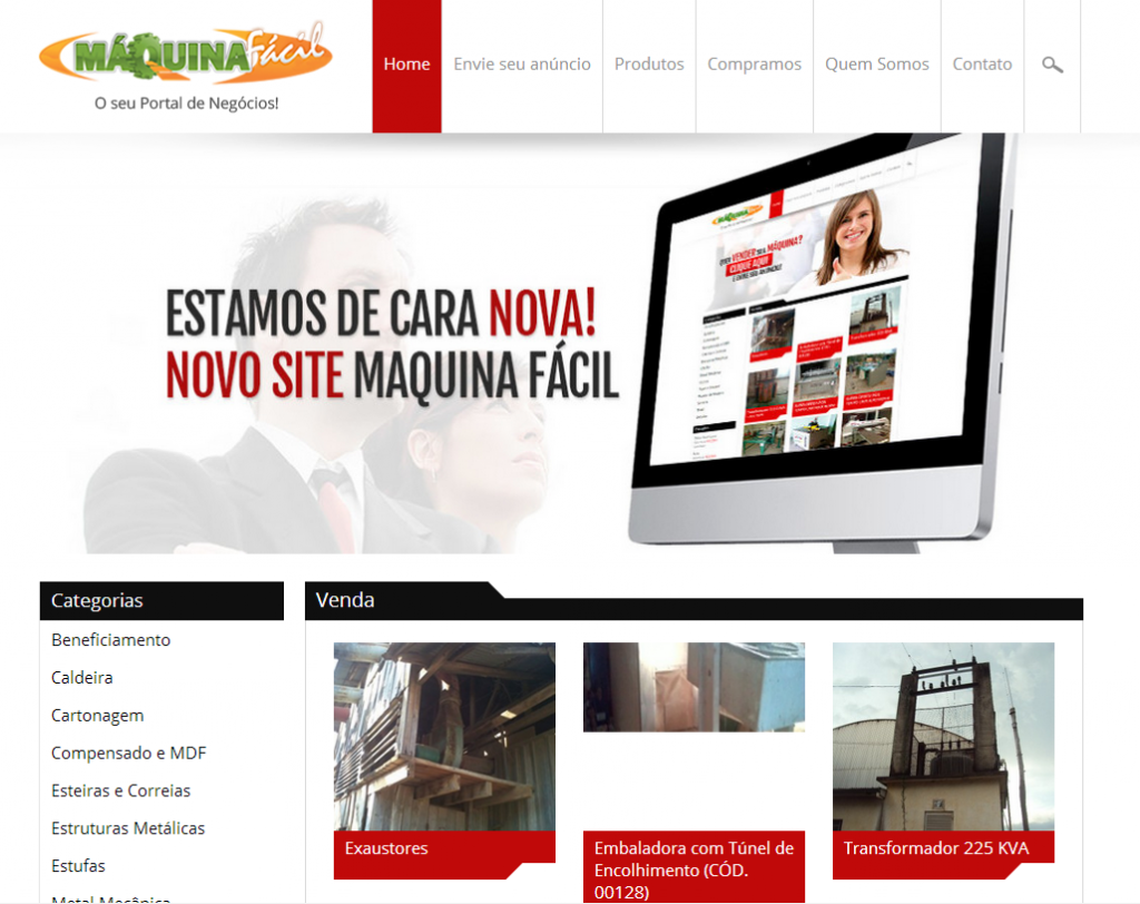 Novo Design - Máquina Fácil