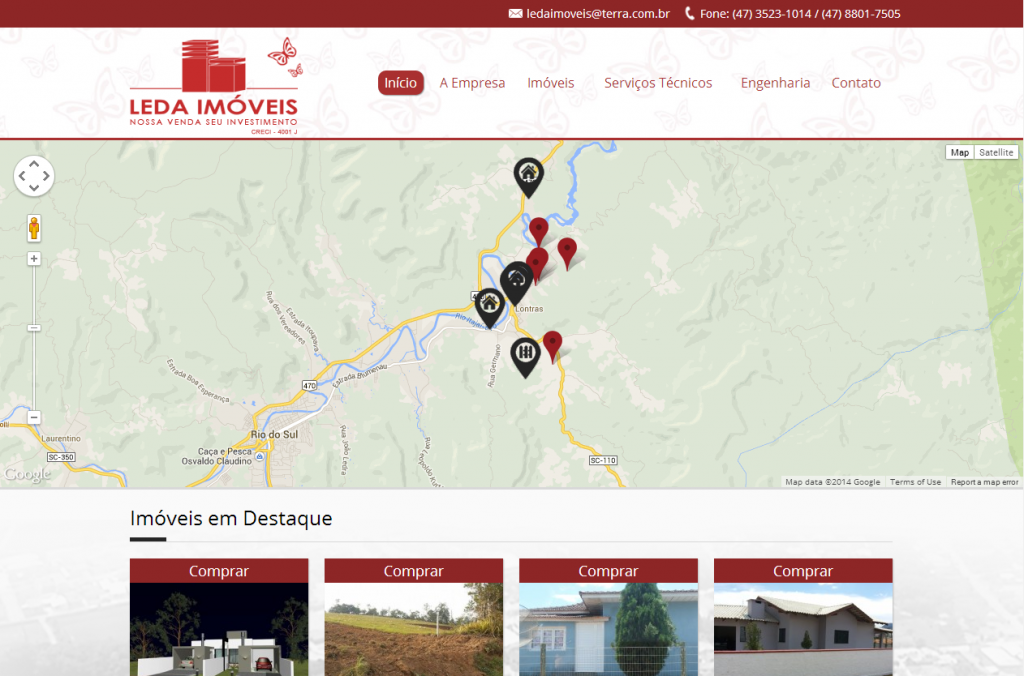 Novo site: Leda Imóveis