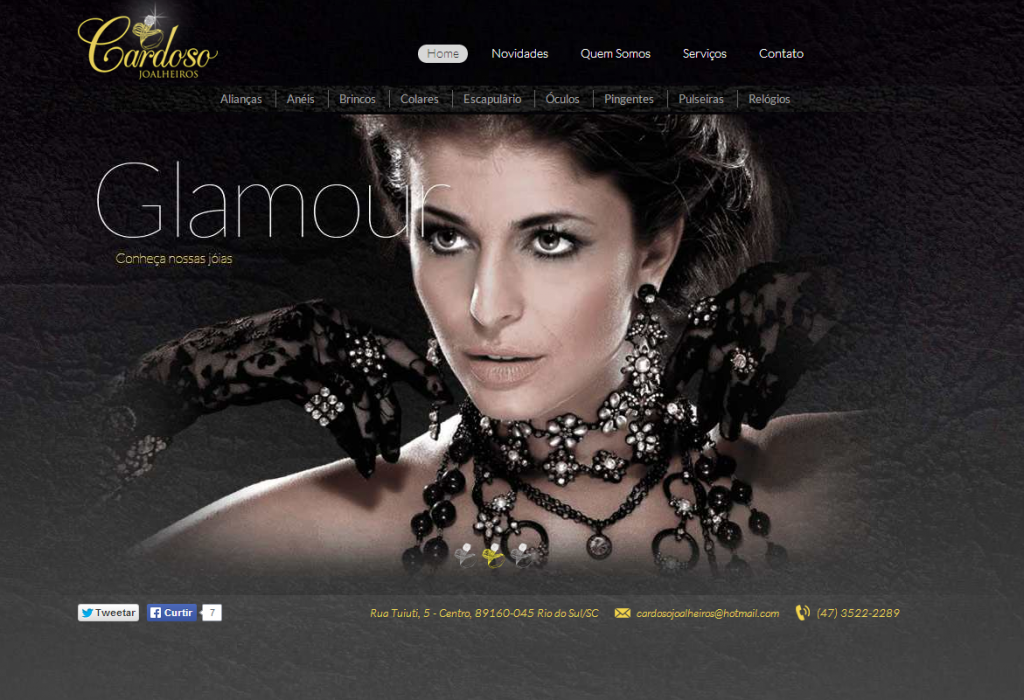 Novo site: Cardoso Joalheiros