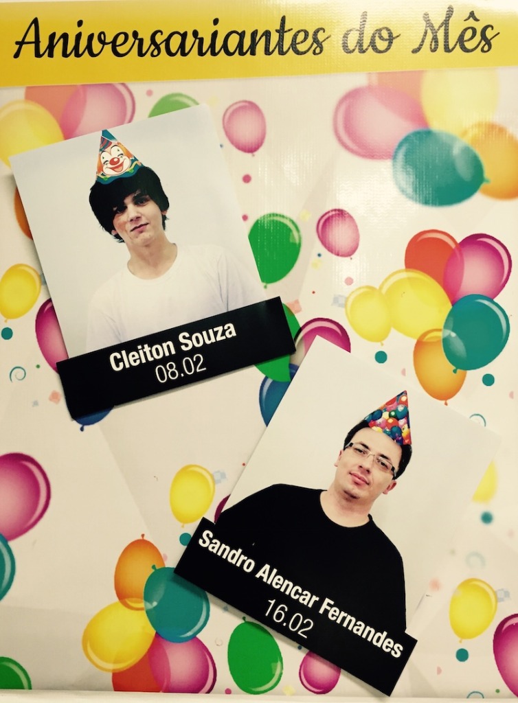 Aniversariantes do Mês: 16 de fevereiro 2015 – Sandro Alencar Fernandes