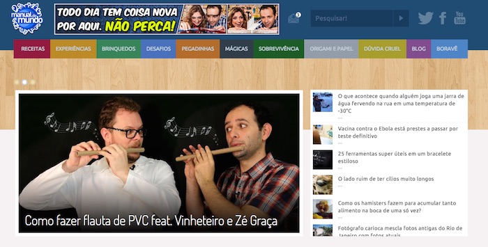 Dica de Site: www.manualdomundo.com.br