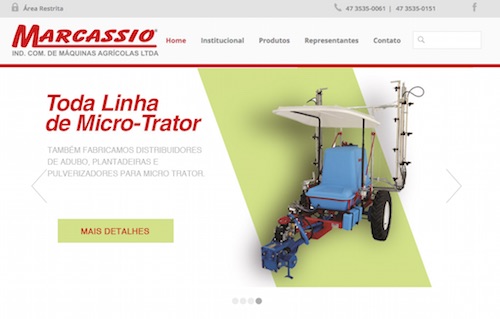 3 novos sites são publicados: Marcassio, Vertical Mix e Granja Jersey