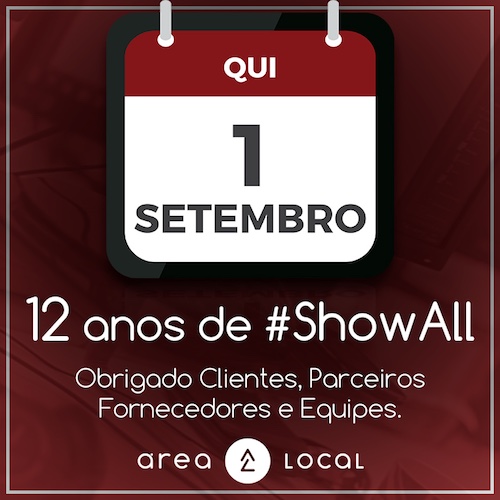 12 anos de #ShowAll