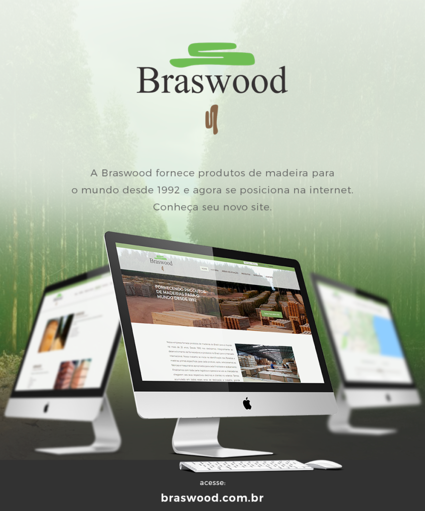 Braswood - Empresa exportadora de produtos madeira atualiza seu site