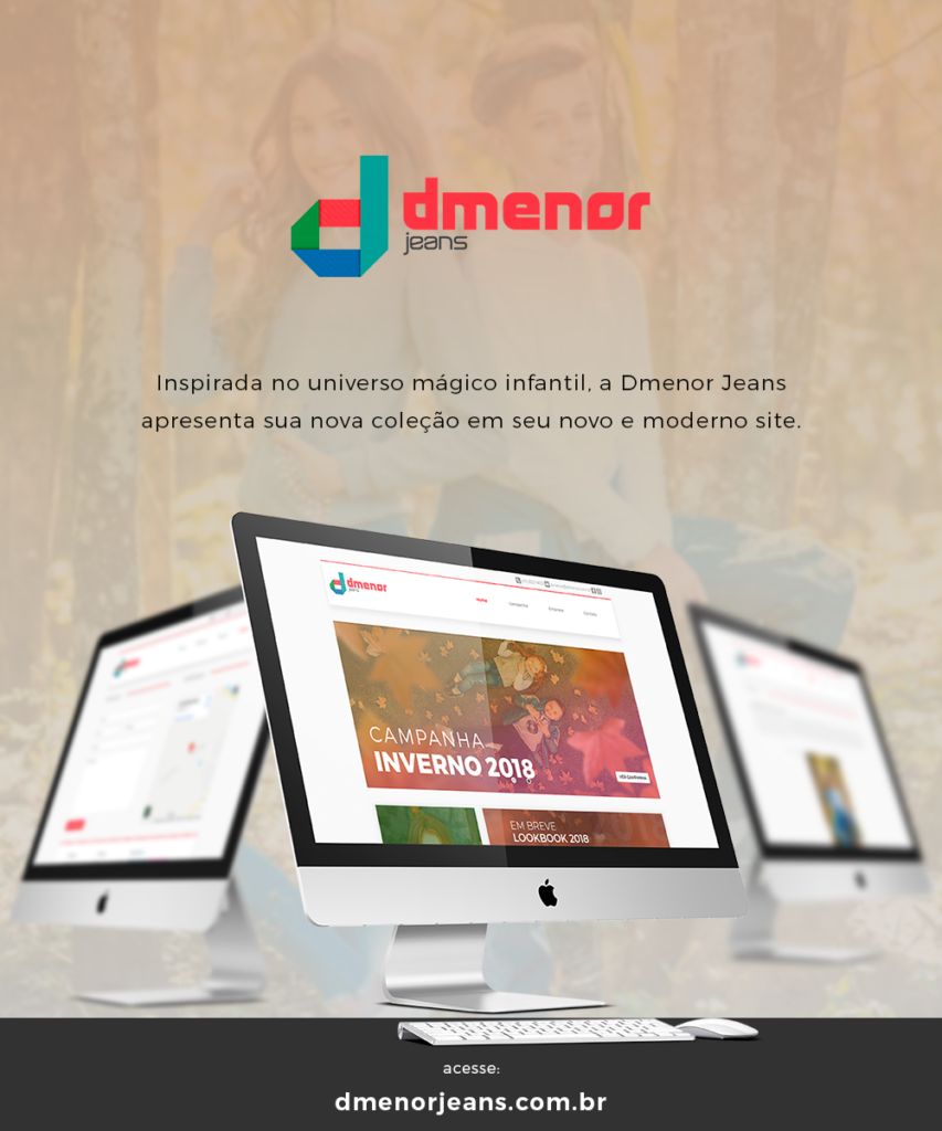Dmenor Jeans conta com nova presença na Internet