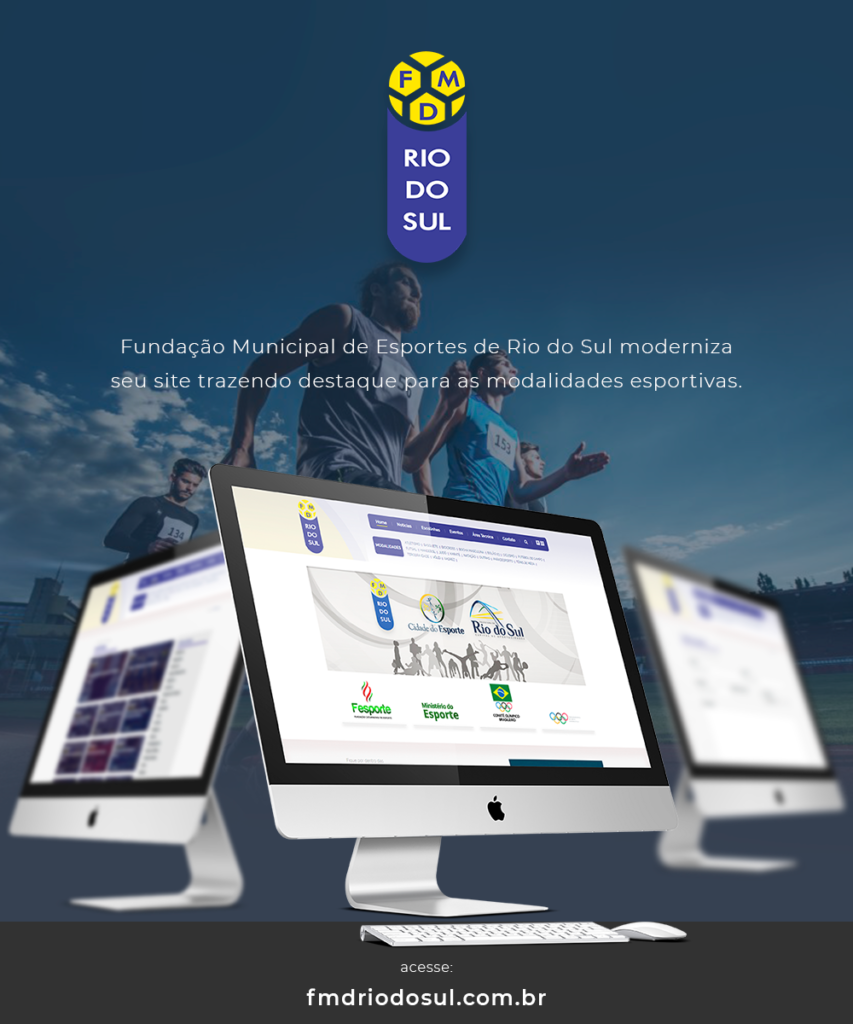 Fundação de Esportes de Rio do Sul moderniza seu site!